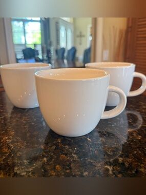 Project 62 Classic White Ceramic/Stoneware Mugs - Set of 3